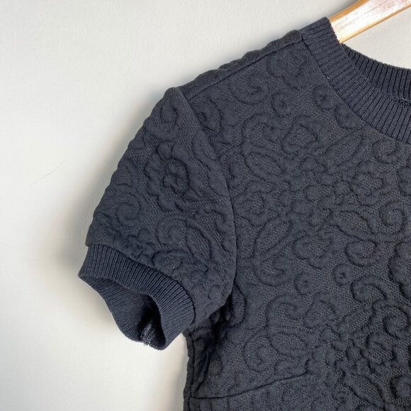 Zara Black Textured Dress - Picture 3 of 11